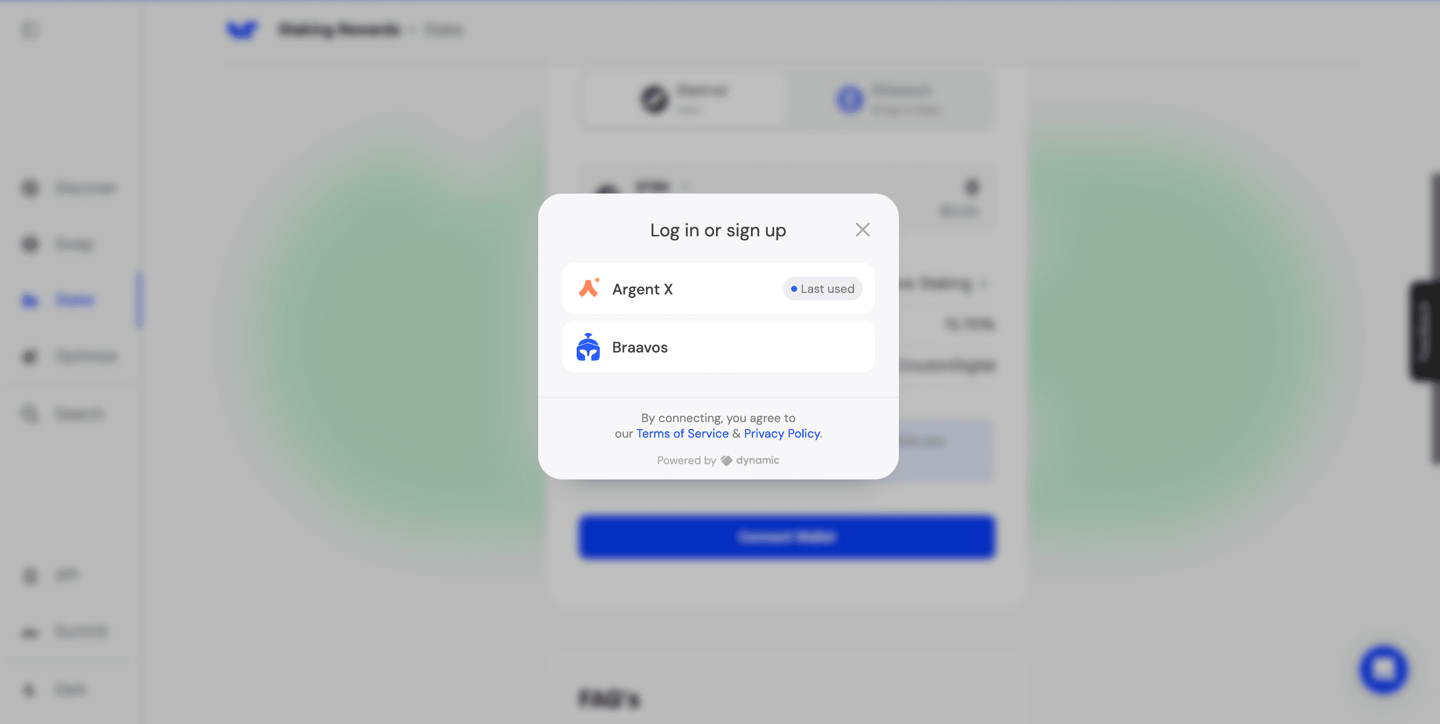 Connect Wallet Screenshot